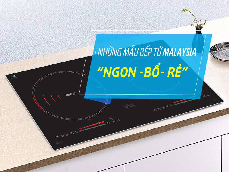 Những mẫu bếp từ nhập khẩu Malaysia "ngon-bổ-rẻ"