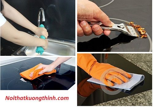 Vệ sinh bếp điện từ an toàn hiệu quả nhất