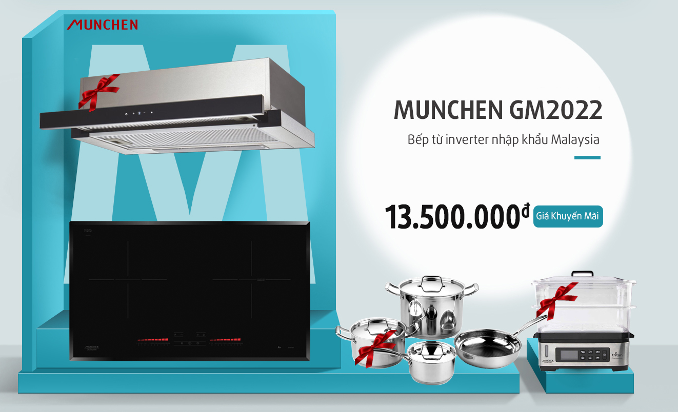 Bếp từ Munchen GM2022 được trợ giá cực đã, mua ngay bạn nhé