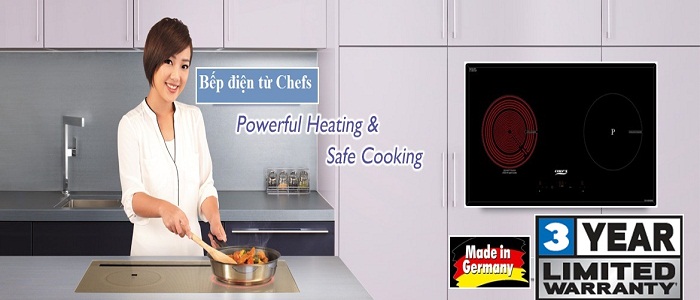 Với 15 triệu đồng, bà nội trợ tha hồ chọn bếp điện từ Chefs