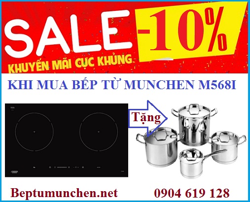 Bếp từ Munchen M568I khuyến mại lớn chào hè 2017