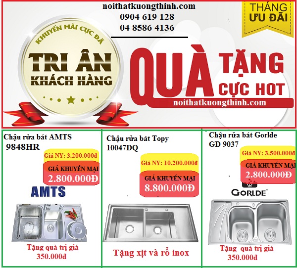 Ưu đãi hấp dẫn khi mua chậu rửa bát